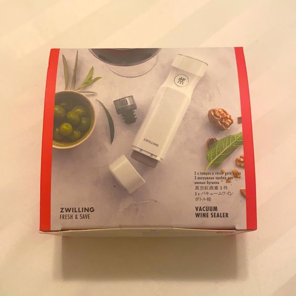 ZWILLING J.A. Henckels Kitchen Nwt Zwilling Wine Vacuum Sealer Box